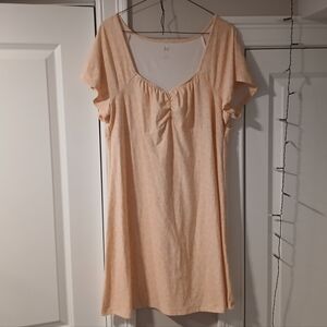 Pink Floral Pj Dress